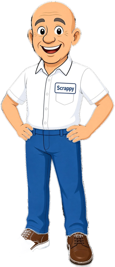 Scrappy, the Scrappy Stacks mascot